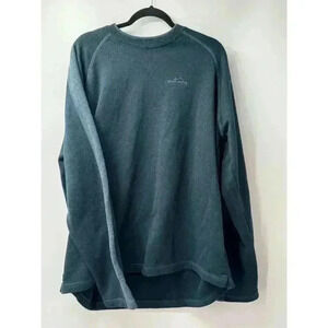 Eddie Bauer Pull‎ Over Casual Long Sleeve Crew Neck Blue Sweater Men's XL(T)